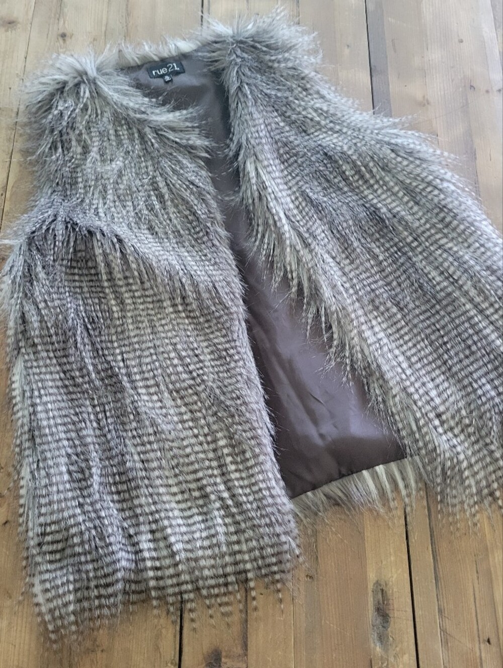 Bohemian Faux Fur Open Front Vest
